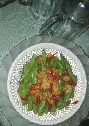 Foto resep Buncis udang saos tiram