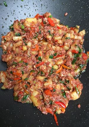 Foto resep Tumis kentang kornet