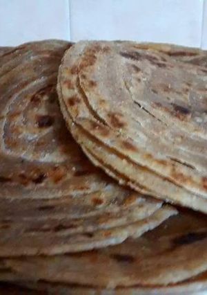 A picture of Lachha Parotha.