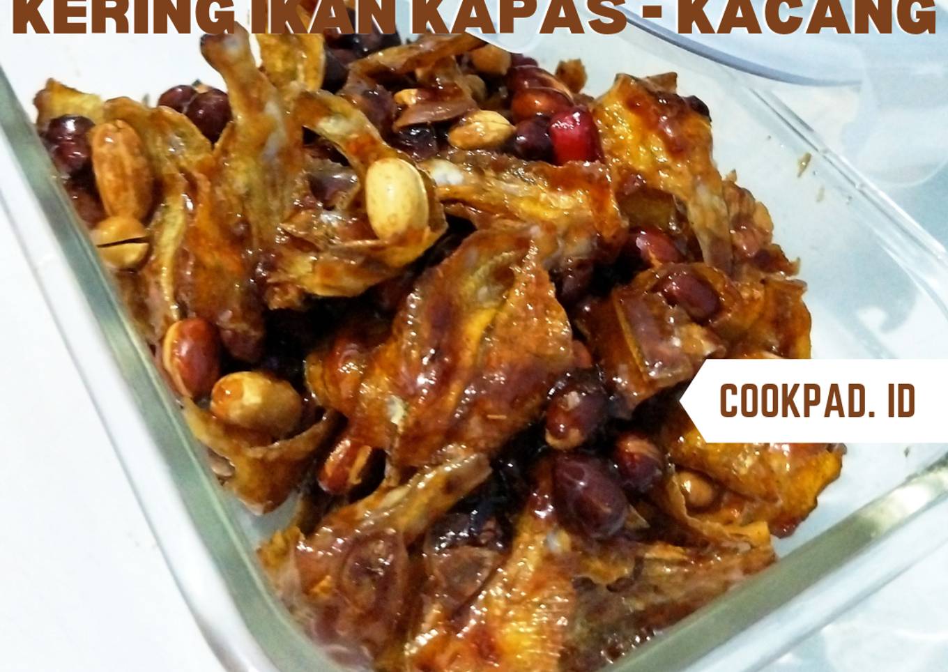Kering ikan kapas kacang tanah