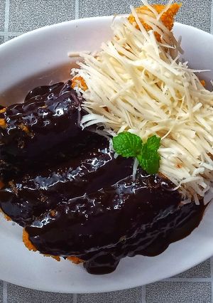 Foto resep 17. Pisang Pasir Coklat Keju
