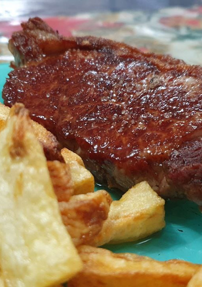 Una foto de Bife de chorizo a la plancheta