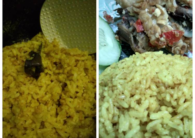 Resep Nasi kuning ricecooker ala anak kos, Sempurna