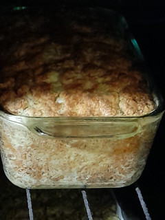 Una foto de Budín de banana sin huevo