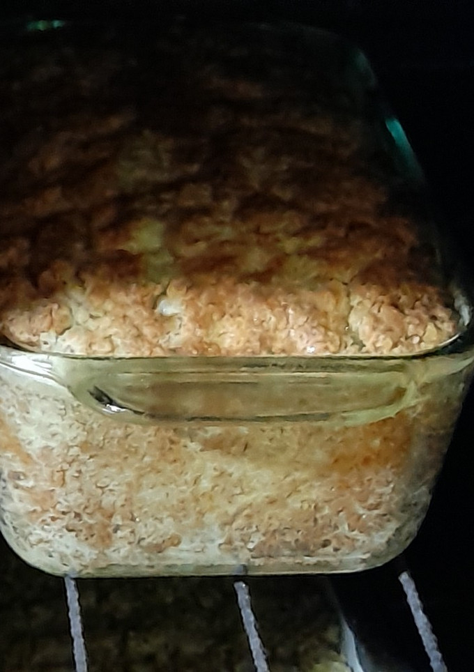 Una foto de Budín de banana sin huevo