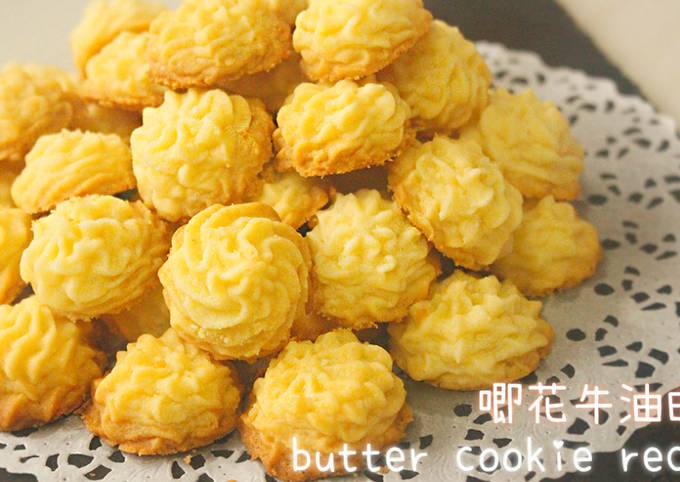 超鬆脆奶香牛油曲奇入口即化 唧花牛油曲奇 Butter Cookie Recipe Cooking Bubu 食譜與作法by Cooking Bubu Cookpad