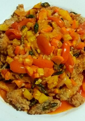 Foto resep Ayam Saus Asam Manis Pedas