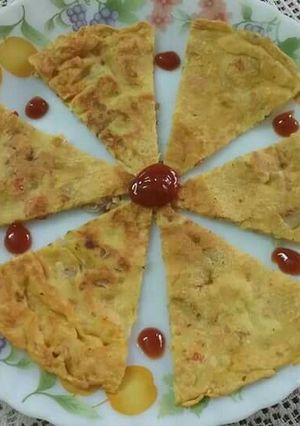A picture of Besan ka chila 😊😊😊.