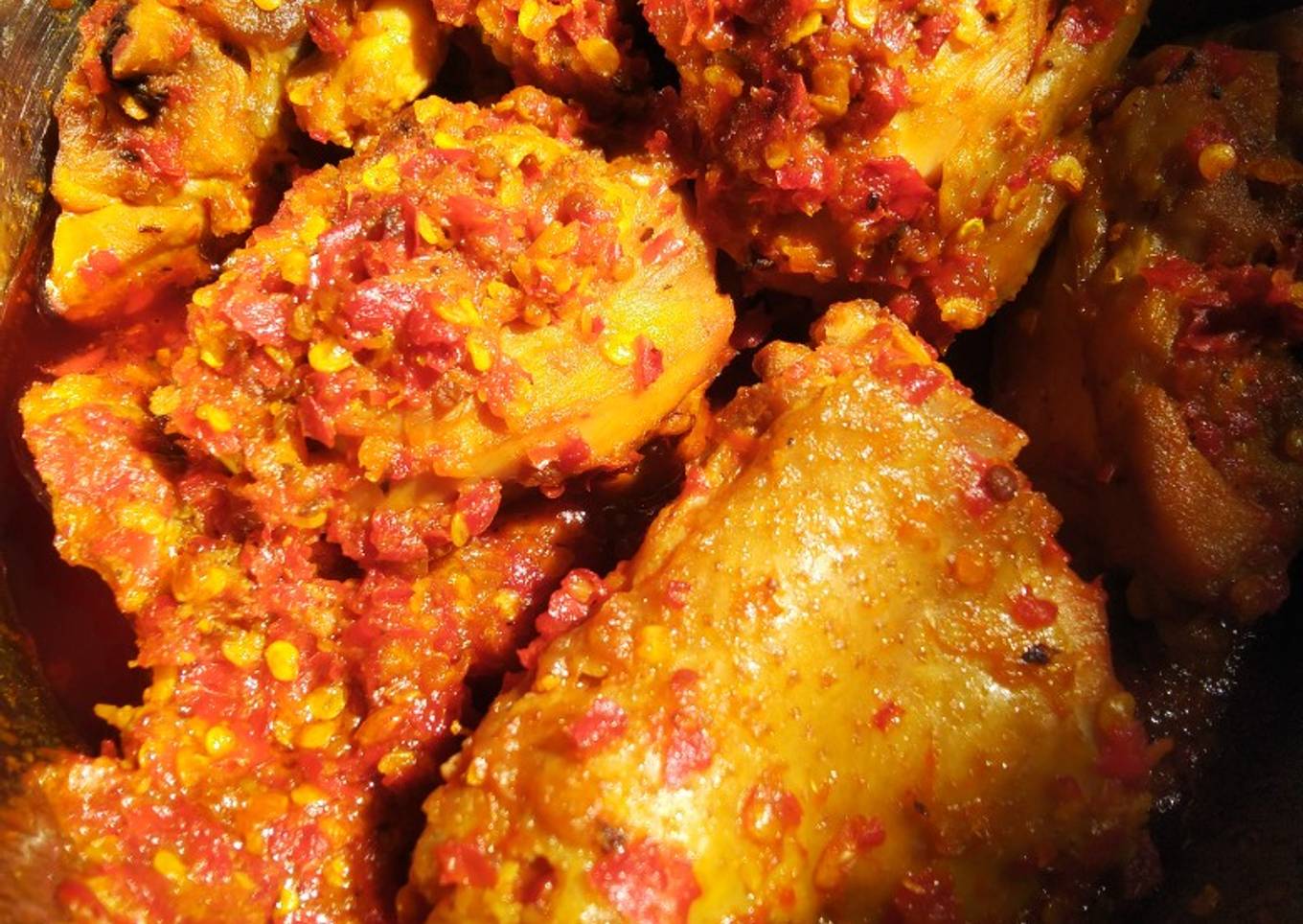 Ayam balado pedas