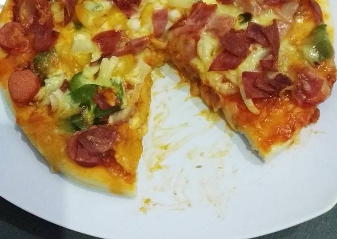 Pizza instant rasa mirip P-hutt