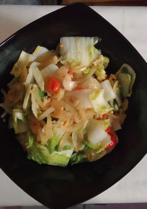 Foto resep Tumis sawi putih