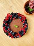 Raw Vegan Alpukat Chocolate Mousse Tart (tanpa oven)