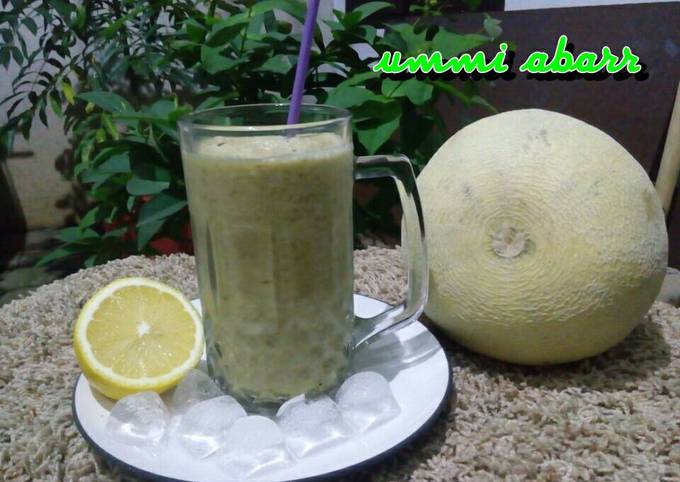 Resep Jus Melon Kurma Jeruk Oleh Ummi Abarr Cookpad