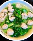 Canh Cải Bẹ Xanh Nấu Mọc