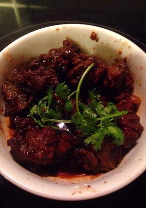 Hình của món Bò kho mật mía.
