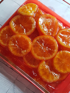 Una foto de Mandarinas🍊🍃 confitadas 🍃🍊