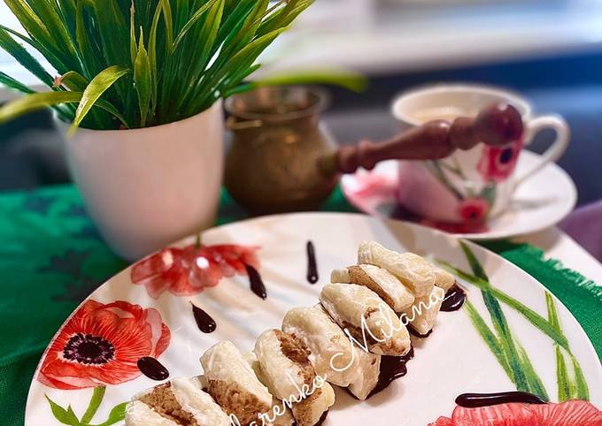 «Ленивые вареники за 15 минут». Нежнейшие. 😋