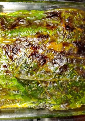 Una foto de Pastel de Acelga con salchichitas y zapallito italiano