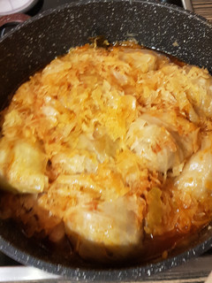 Töltött káposzta bulgurral recept fotója