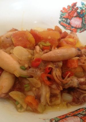 Foto resep Tumis rawit asin cumi