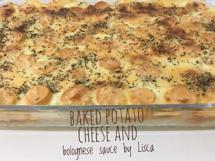  Resep membuat Baked potato cheese and bolognese sauce dijamin sedap