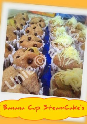 Foto resep Banana Cup SteamCake'S (Cupcake Kukus pisang)