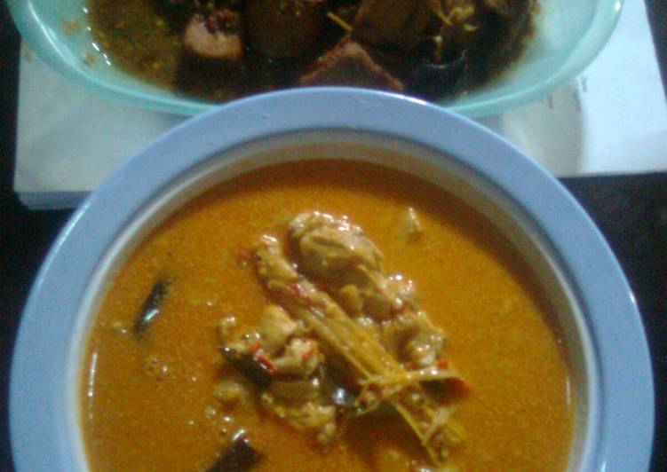 Cara mudah mengolah Gulai Ayam Anti Gagal
