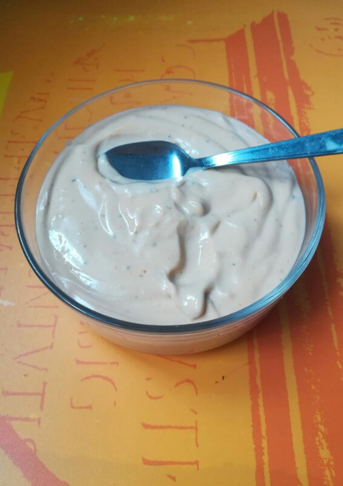 Una foto de Salsa rosa