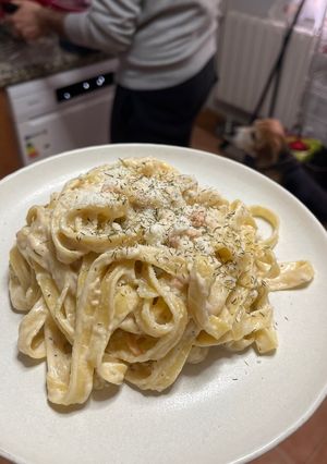 Una foto de Pâte au saumon du Jorhe