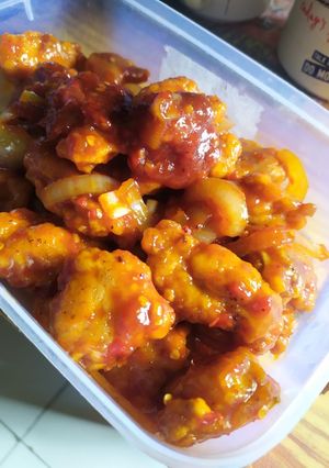 Foto resep Ayam fillet goreng tepung pedas manis