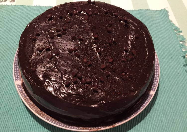 Bolo de Cenoura com Chocolate