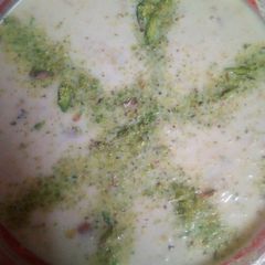 A picture of Mix dryfruits kheer.