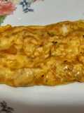 Tortilla de langostinos y atún