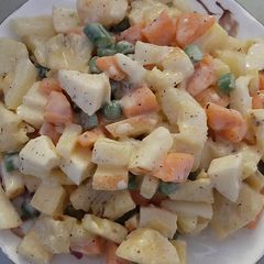 A picture of Russian salad.