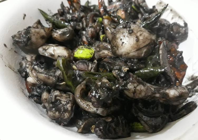 Cumi masak Hitam