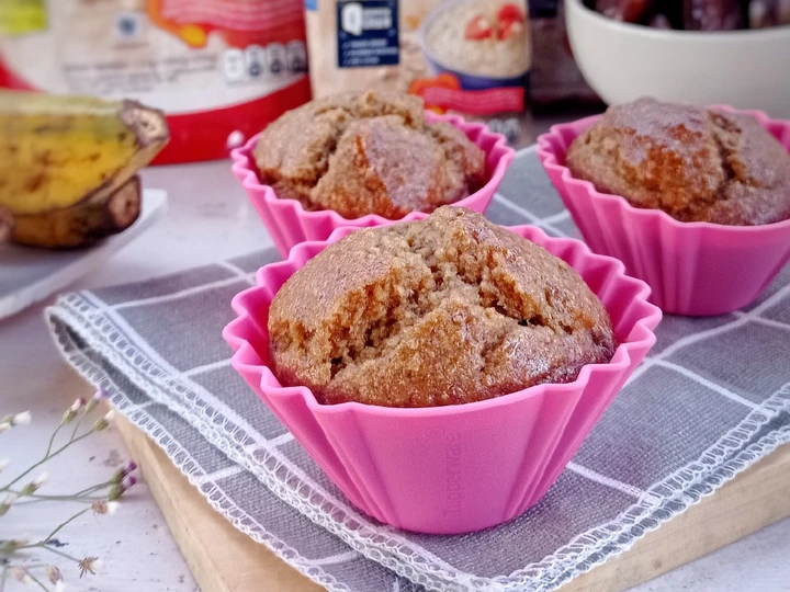 Langkah Gampang Menyiapkan Resep Muffin OatMeal Pisang Kurma yang Menggugah Selera Anti Ribet, Lezat Sekali