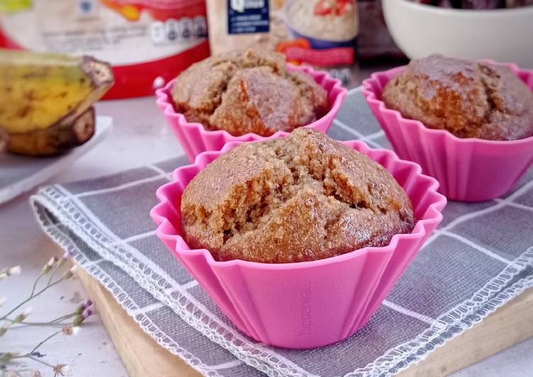 Mudahnya Membuat Muffin OatMeal Pisang Kurma Ala Warung