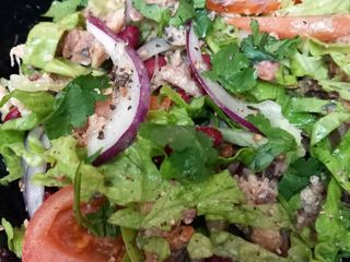 Salada simples de Sardinha em lata