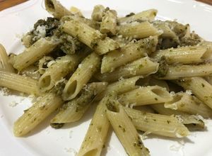 Una foto de Pasta Penne al Pesto