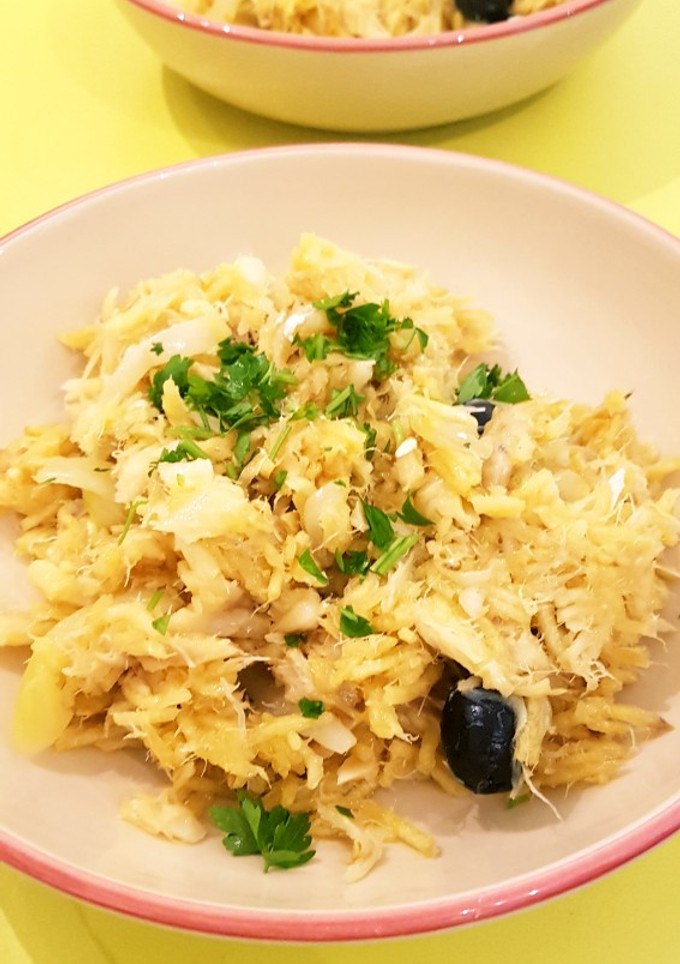 Una foto de Bacalao à Brás