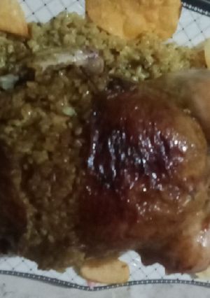 صورة لوصفة فرخه محشيه في الكيس الحراري 😋