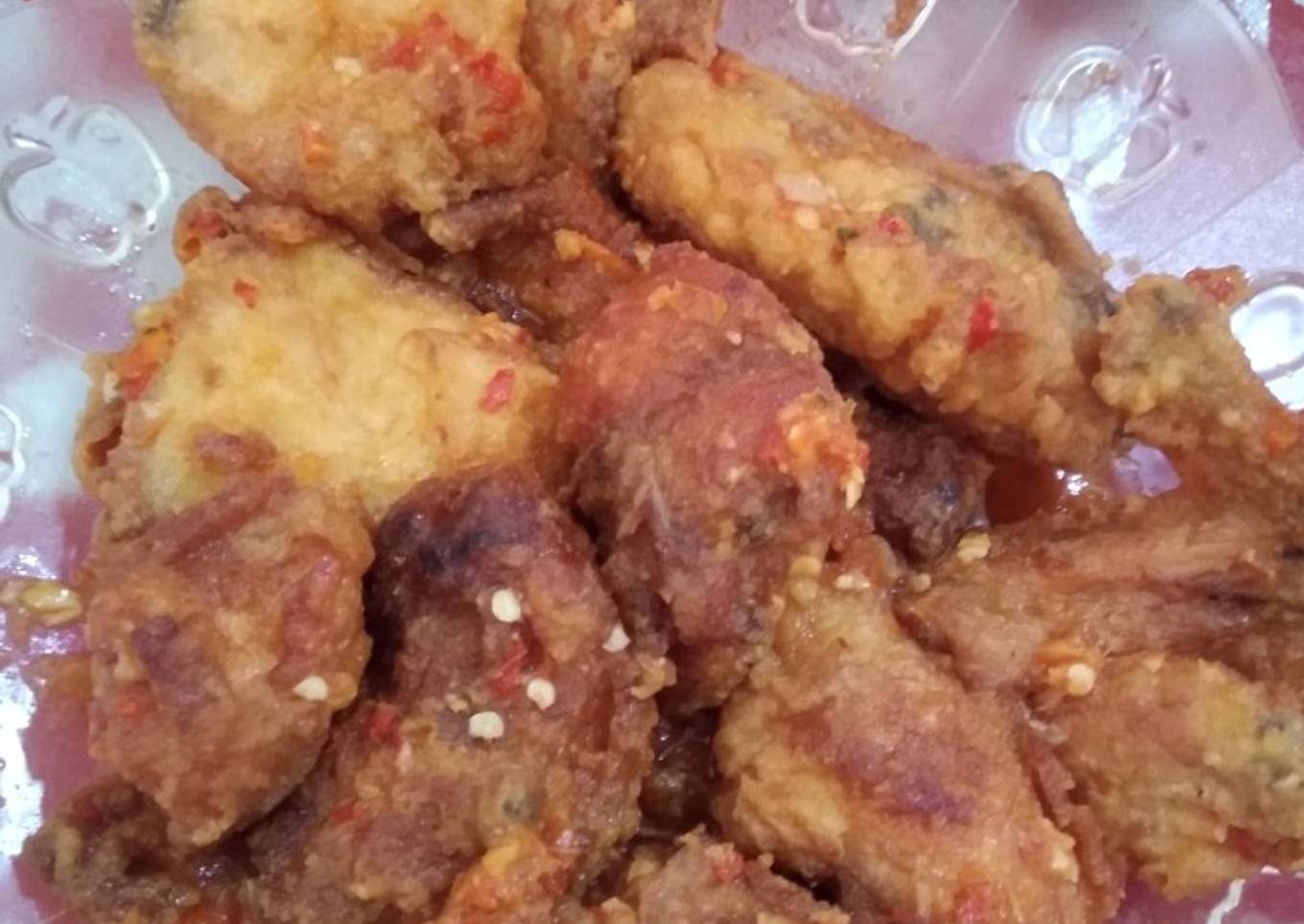Ayam tepung balado