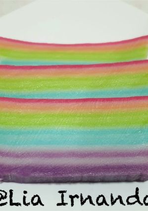 Foto resep Kue Lapis Tepung Beras n Tapioka Rainbow 🌈🌈