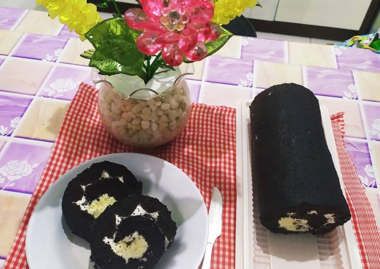 Bolu gulung coklat