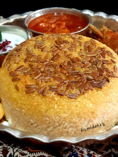 عکسی از دستور تهدیگ تخمه آفتاب گردان🌻