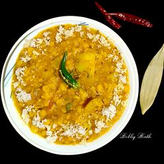 A picture of Chana dal Dalma (without onion and garlic).