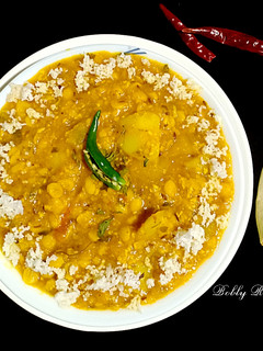 A picture of Chana dal Dalma (without onion and garlic).