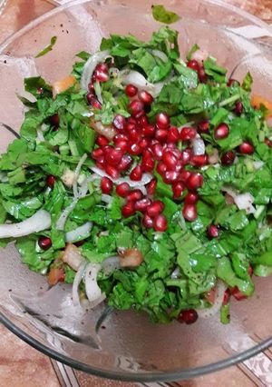 صورة لوصفة سلطة الجرجير
