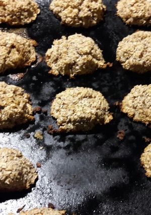 Una foto de Galletitas de coco y avena sin harina ni huevo