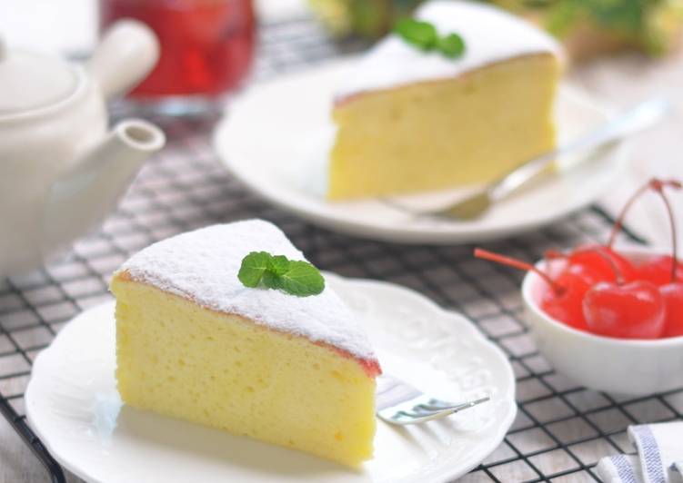 Resep Cotton Soft Japanese Cheese Cake yang Enak Banget